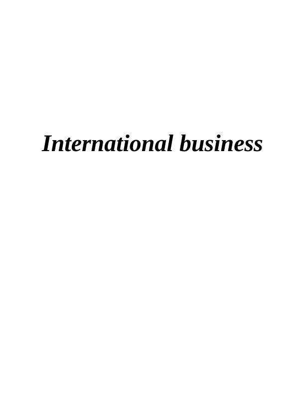 International Business Practices_1