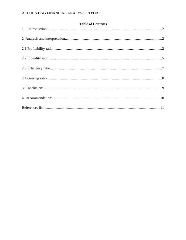 Accounting Financial Analysis Report_2