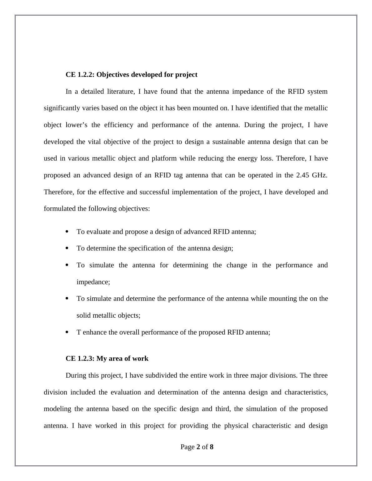 Competency Demonstration Report  : Design of RFID Tag Antenna_3