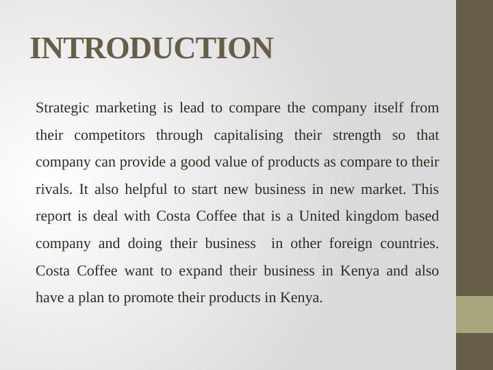Strategic Marketing: Costa Coffee in Kenya_3