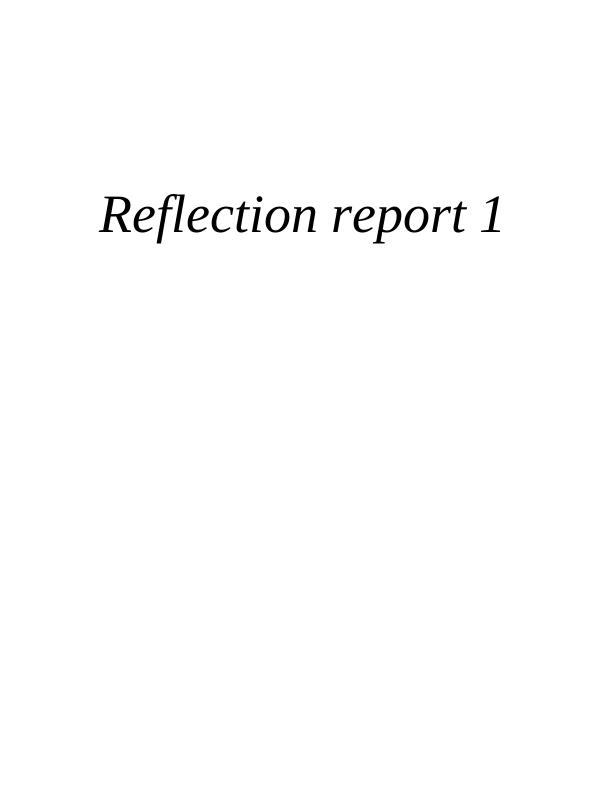 Reflective Report on Tesco_1
