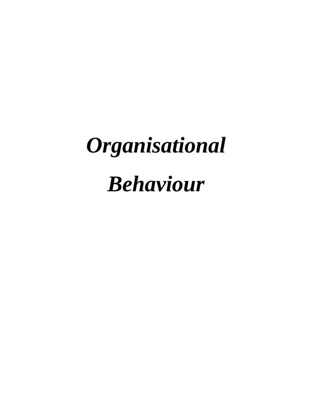 Organisational Behaviour._1