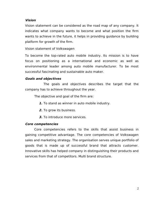 Essay on Business Strategy of Volkswagen_4