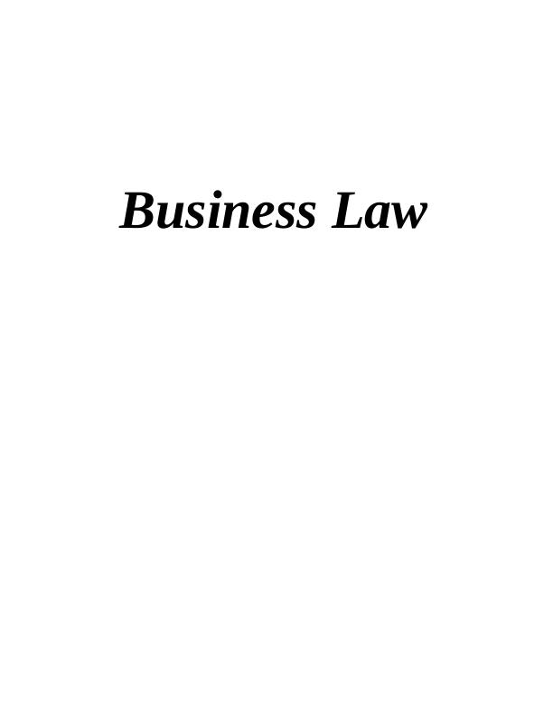 Business Law - P1 Sources of Law_1