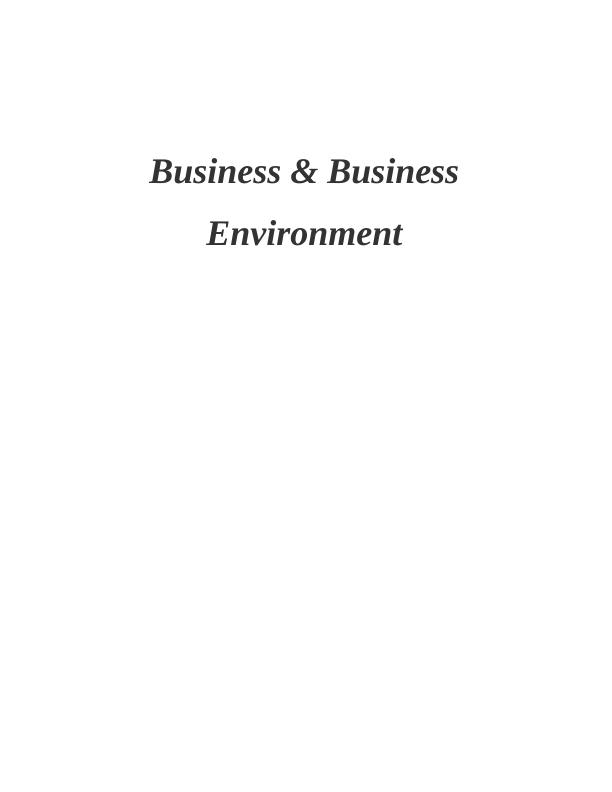 Business & Business Environment INTRODUCTION 3 Part 13 P1 Private, Public and Voluntary Organisation_1