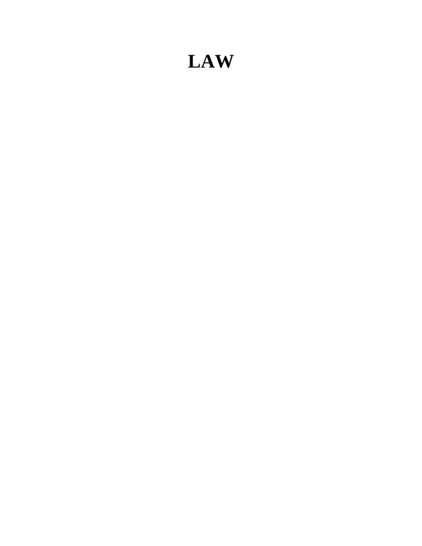 Law for NHS Assignment PDF_1