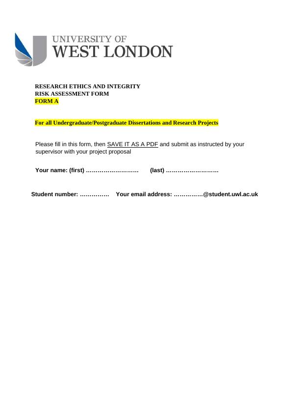 Research Ethics and Integrity Risk Assessment Form - Desklib_1