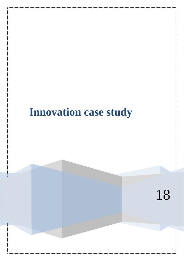 innovation department case study