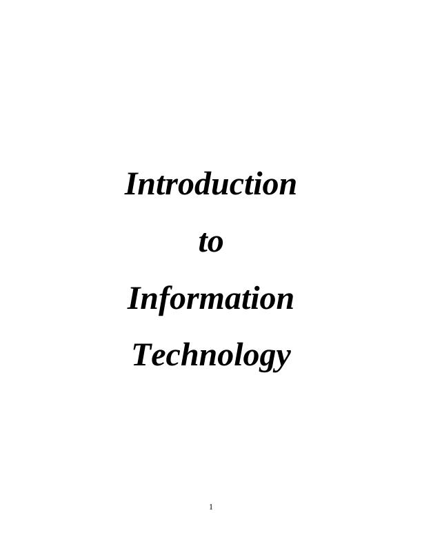 Introduction to Information Technology_1