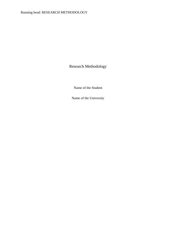 Research on Methodology 2022_1