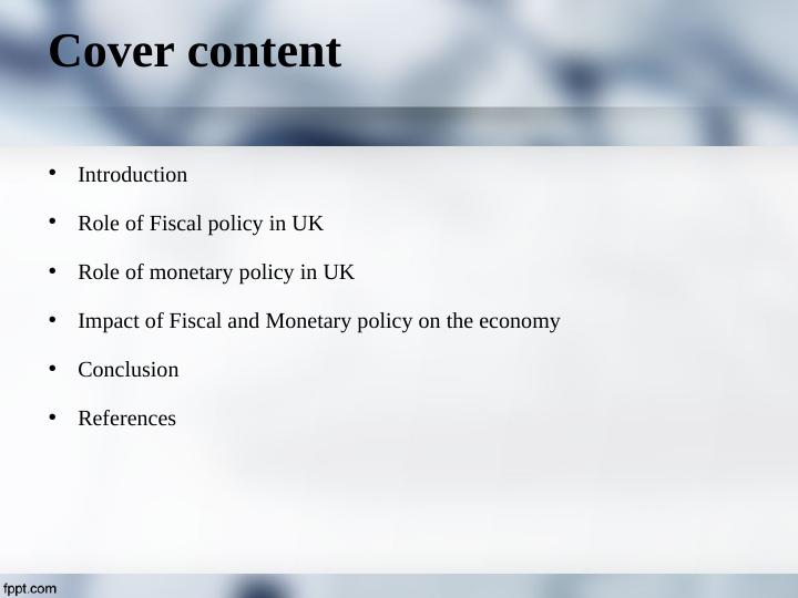 Role of Fiscal and Monetary Policy in UK_2