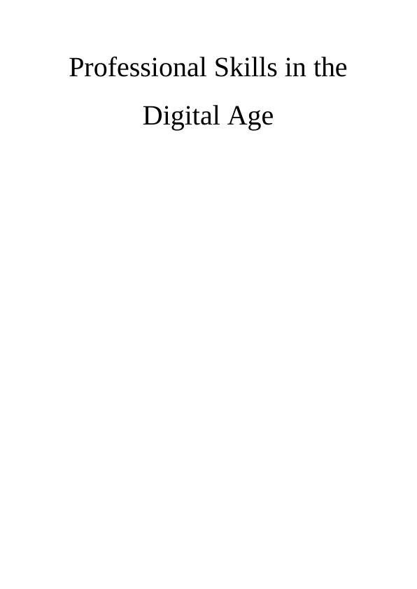 Professional Skills in the Digital Age_1