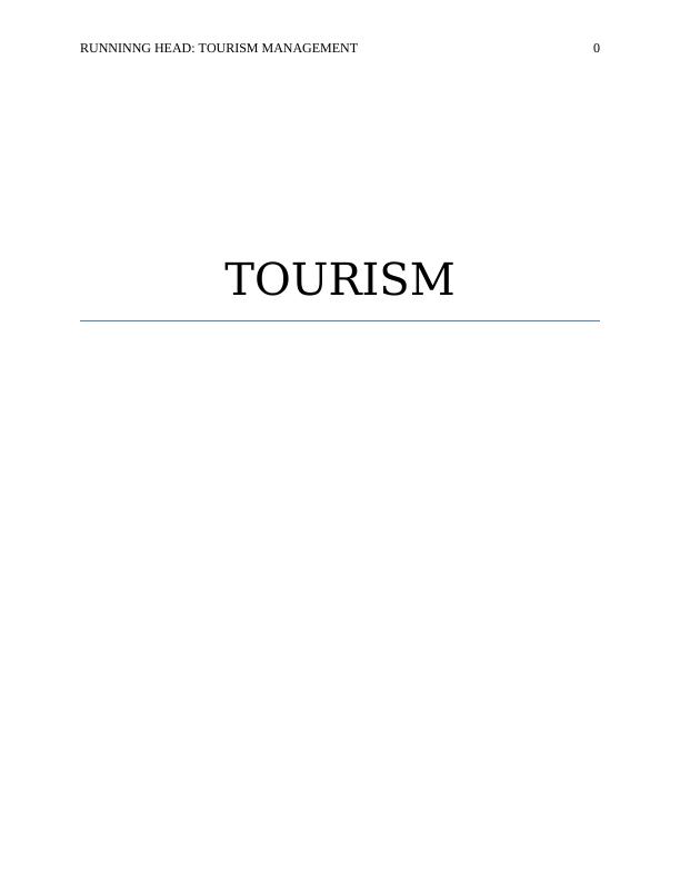 tourism company case study