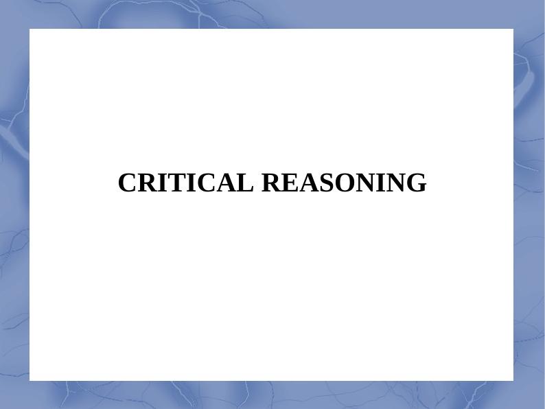 Critical Reasoning_1