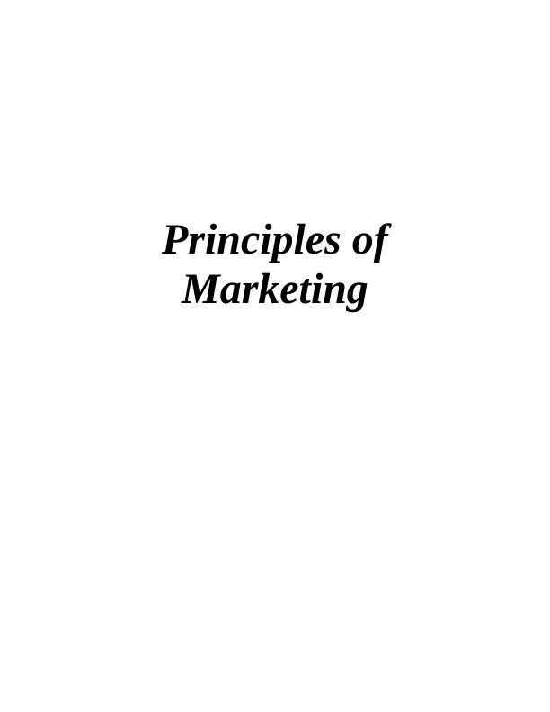 Principles of Marketing: Analysis of Marketing Mix, STP Process, and Marketing Environment for TESCO_1