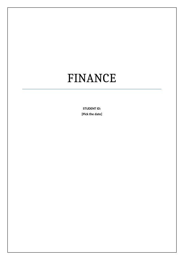 Assignment on  finance   PDF_1