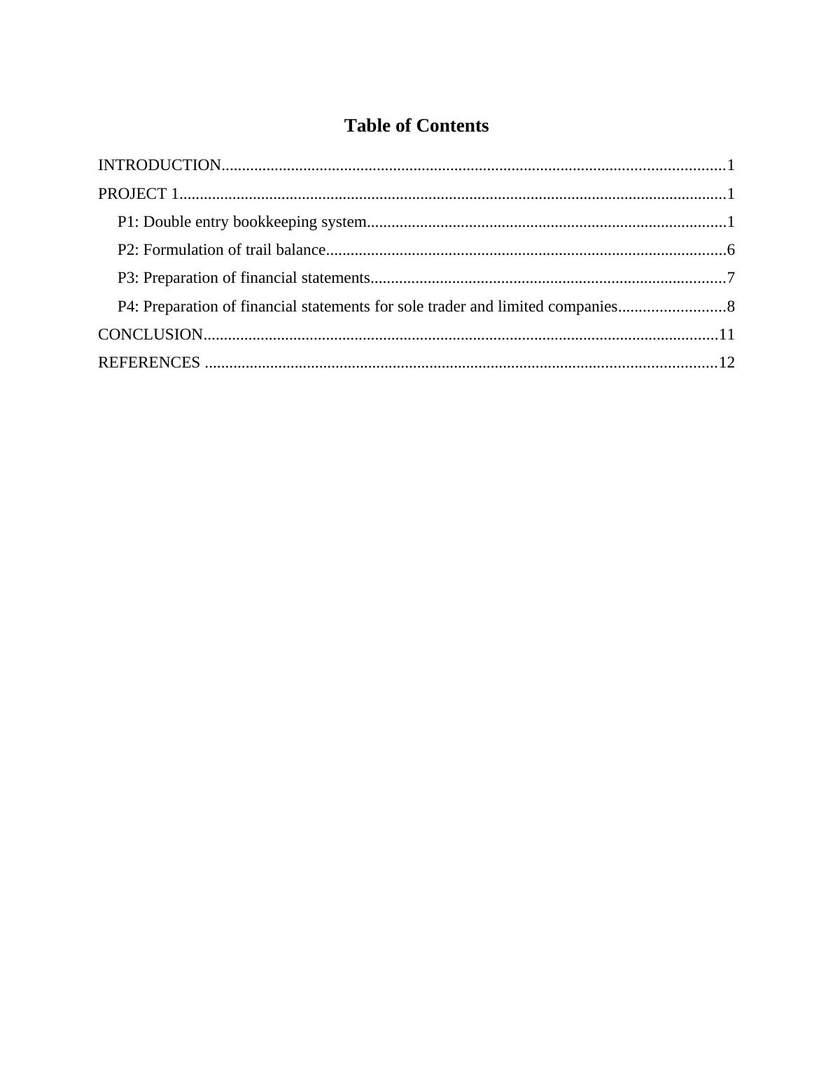 Double Entry Bookkeeping System Doc_2