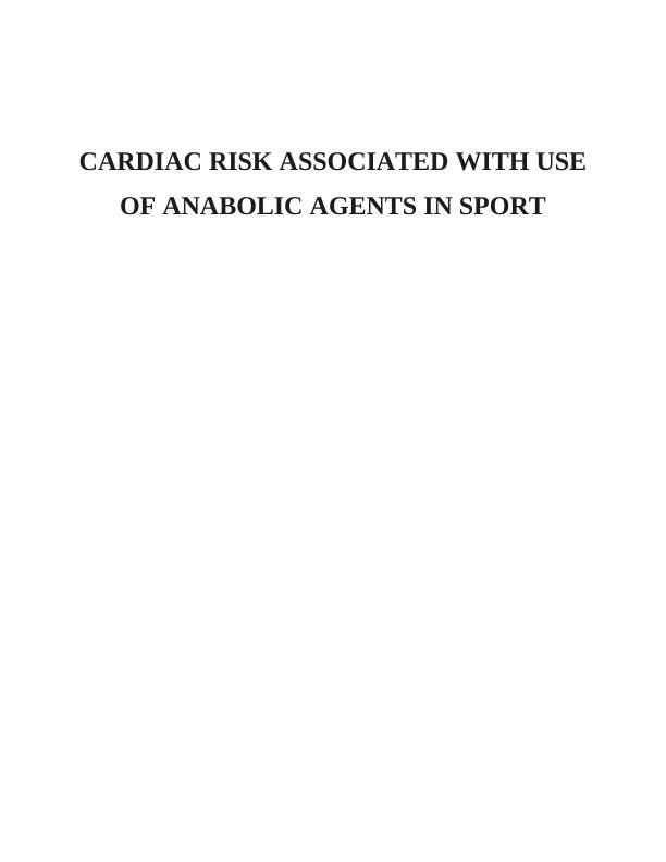 Cardiac Effects of Anabolic Steroids : Case Study on Football Sport_1