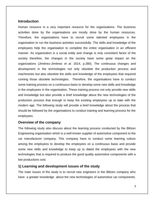 Development of a Learning Culture - Assignment_3