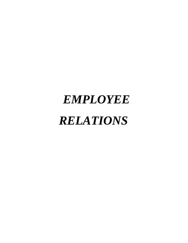 Employee Relations in British Airways : Report_1