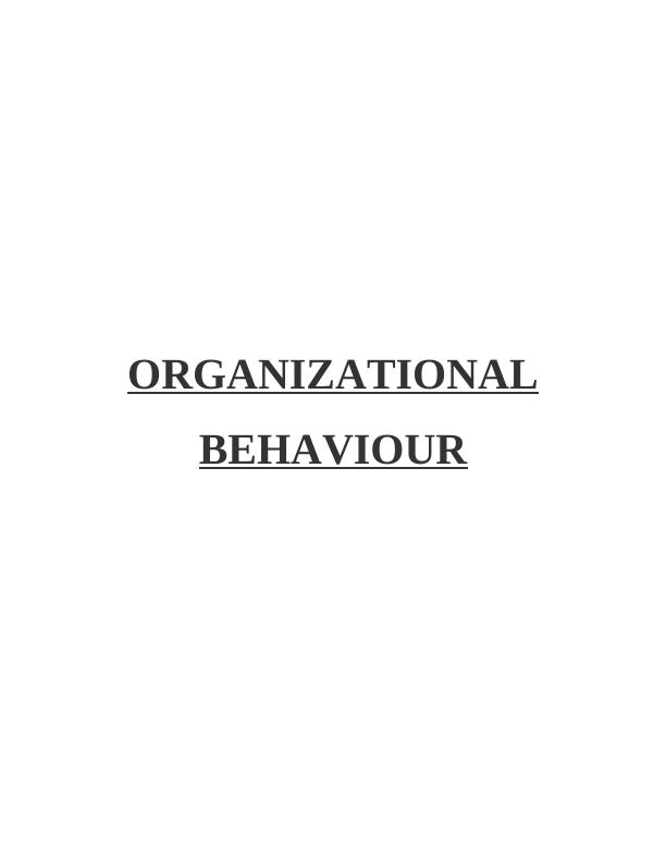 Influence of Culture, Politics and Power on Organizational Behaviour in Marks and Spencer_1