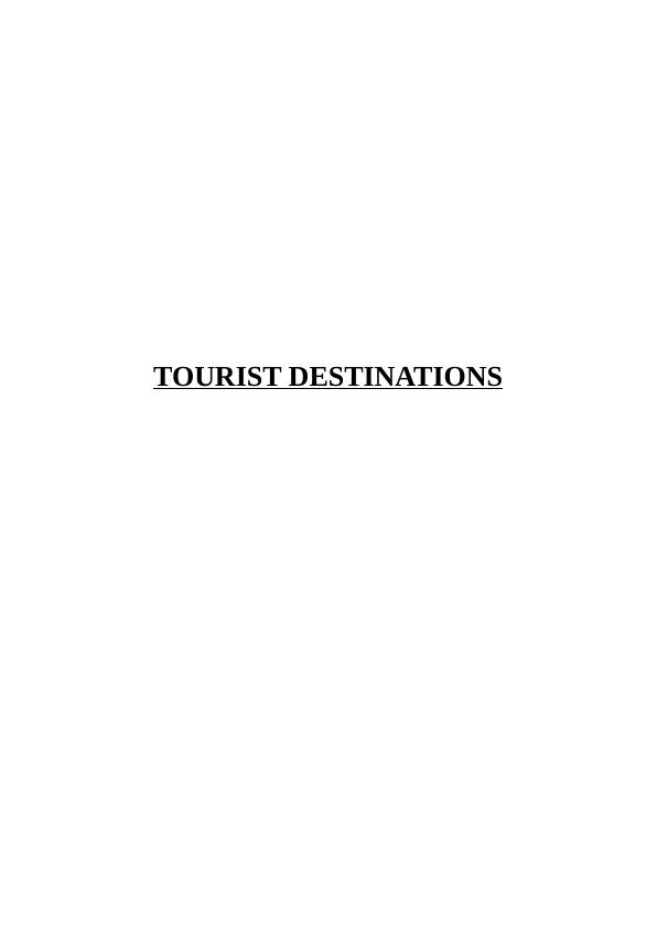 Tourist Destinations of Europe and Asia : Report_1