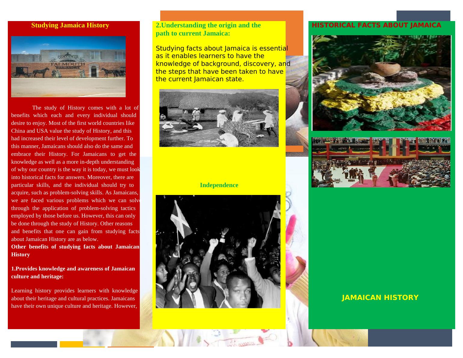 Studying Jamaica History Historical Facts About Jamaica