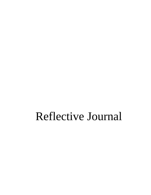 Reflective Journal on Skills Development for Employability and Academic Career_1