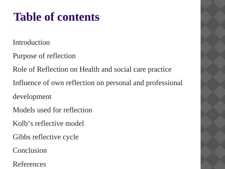 Role of Reflection in Health and Social Care Practice_2