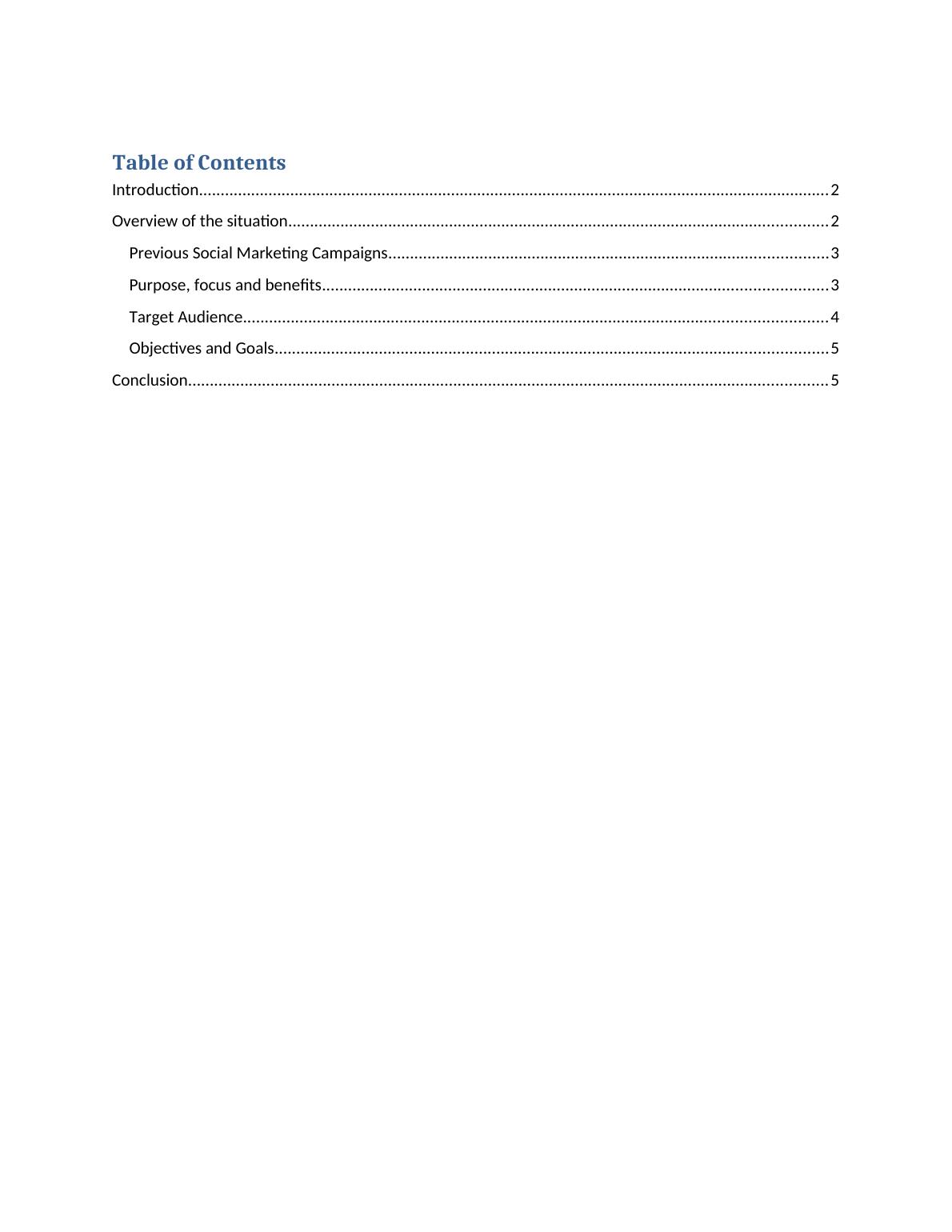 Social Marketing and Sustainability | Research Paper