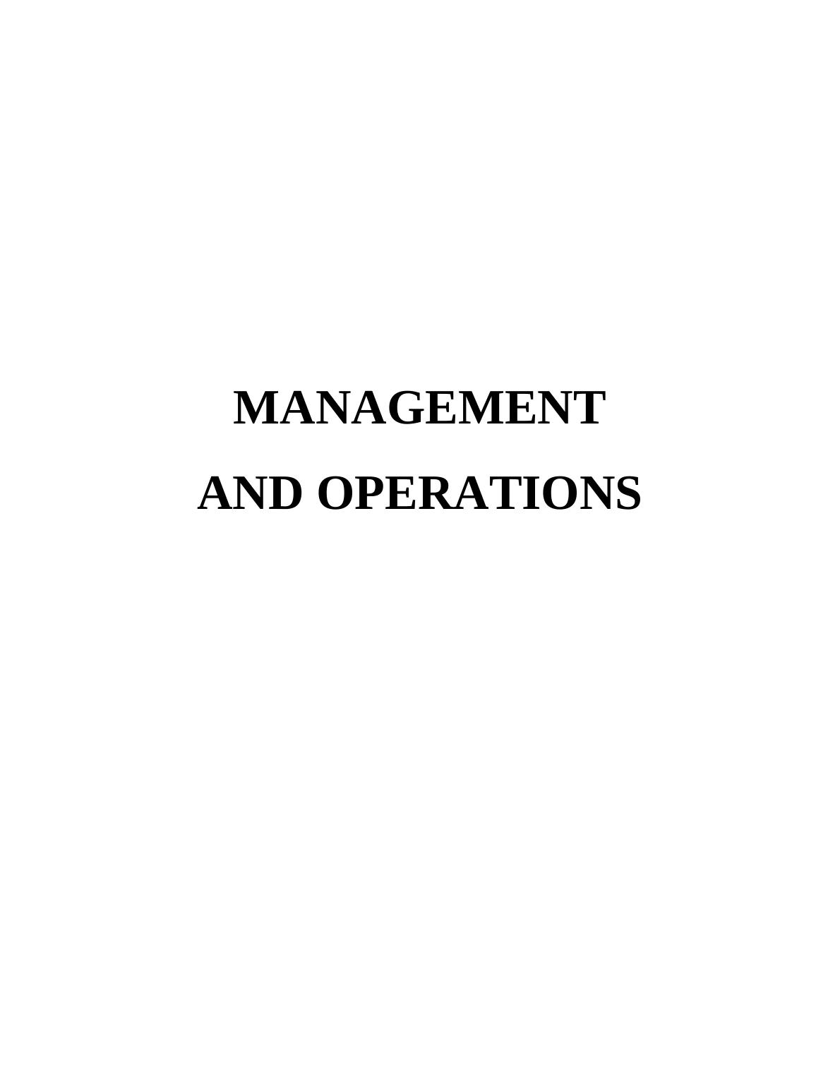 Management and Operations - Starbucks_1