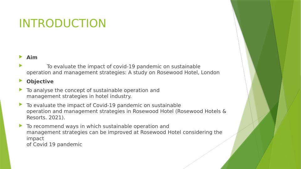Impact of Covid-19 on Sustainable Operation and Management Strategies: A Study on Rosewood Hotel, London_2