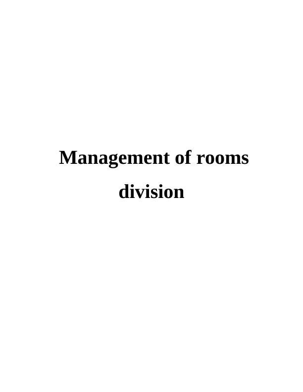 Rooms Division Management Assignment_1