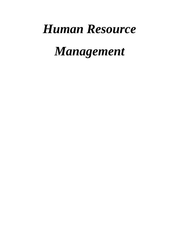 Human Resource Management in  Deloitte Company_1