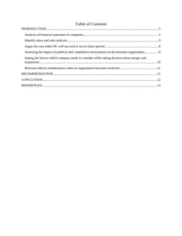 Financial Statement Analysis Assignment  Dragonfly Corporation_3