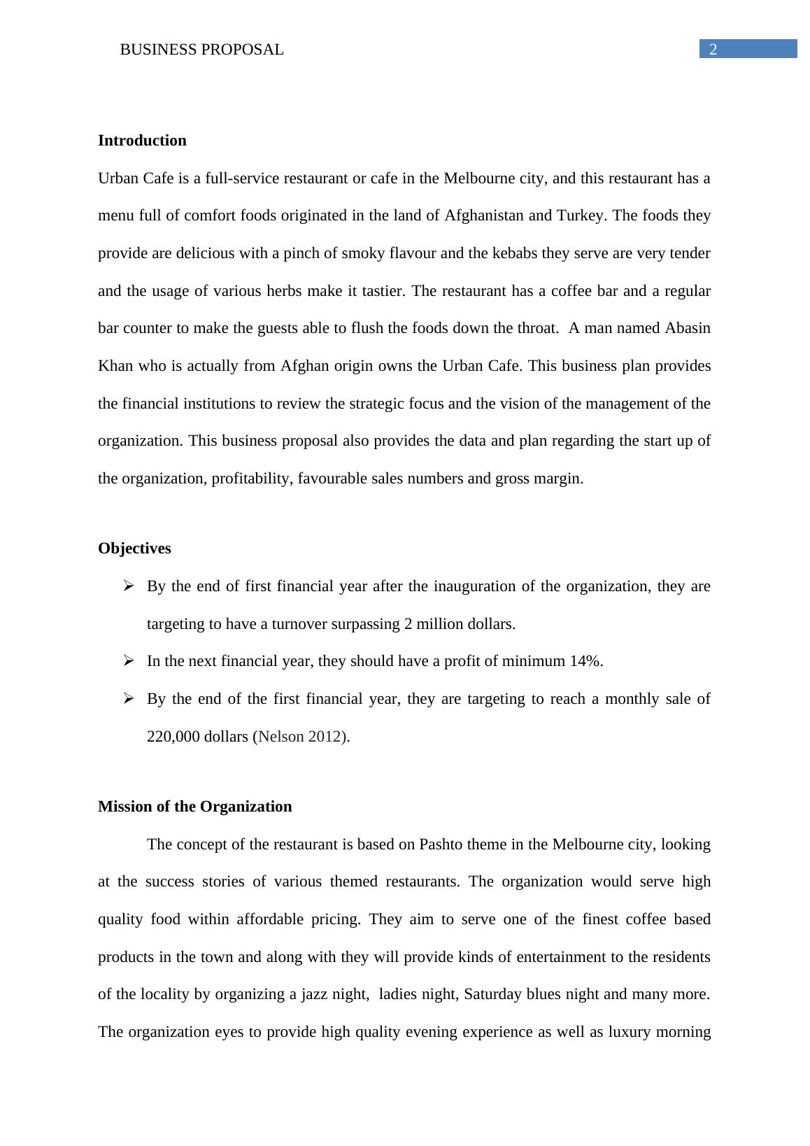 Paper On Business Proposal for Organization_3