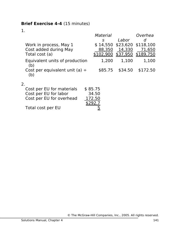 Chapter 4 Systems Design: Process Costing_5