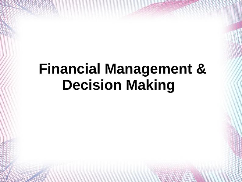 Activity Based Costing in Financial Management_1