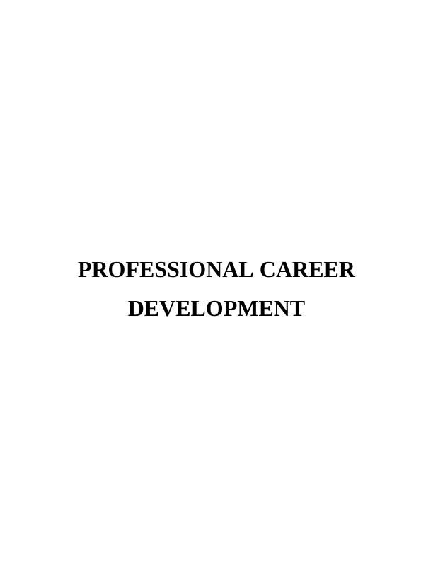 Career Development Solved Assignment_1