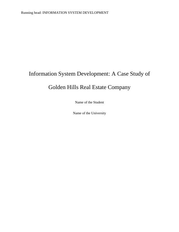 CSE2 ISD Information System Development Report_1