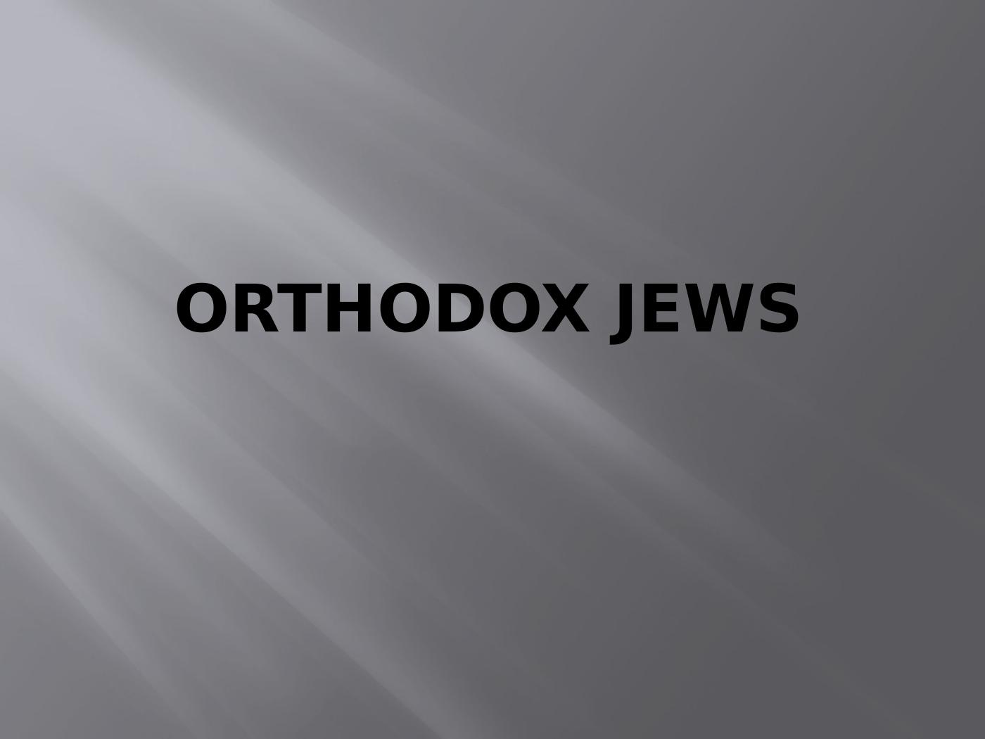Three Major Denominational Movements of Jewish Religion_1