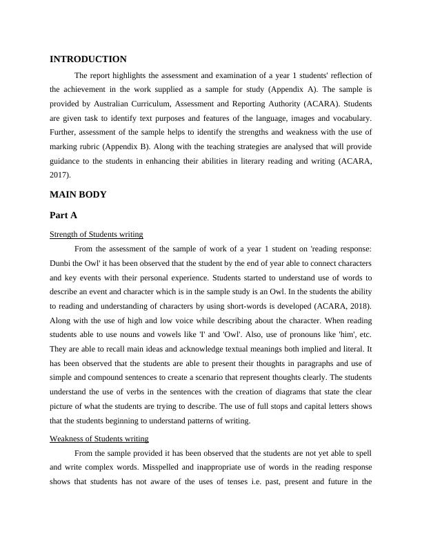 Assessment of Year 1 Student's Writing Skills_3