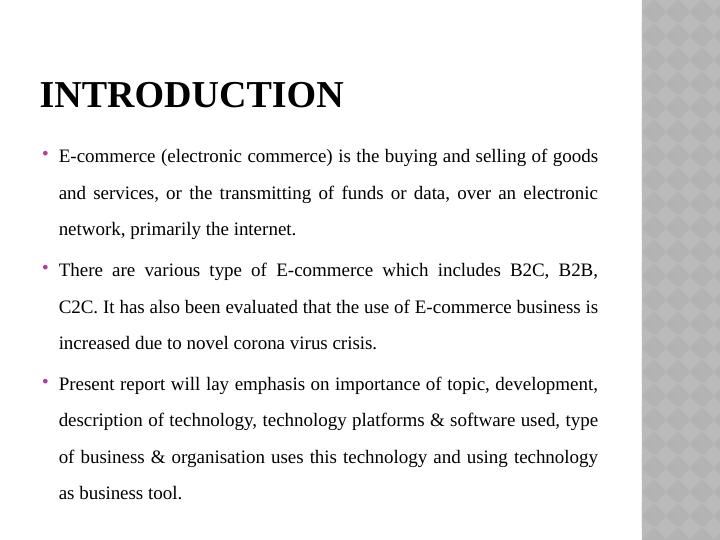 E-Commerce: Importance, Technology, Platforms, and Business_3