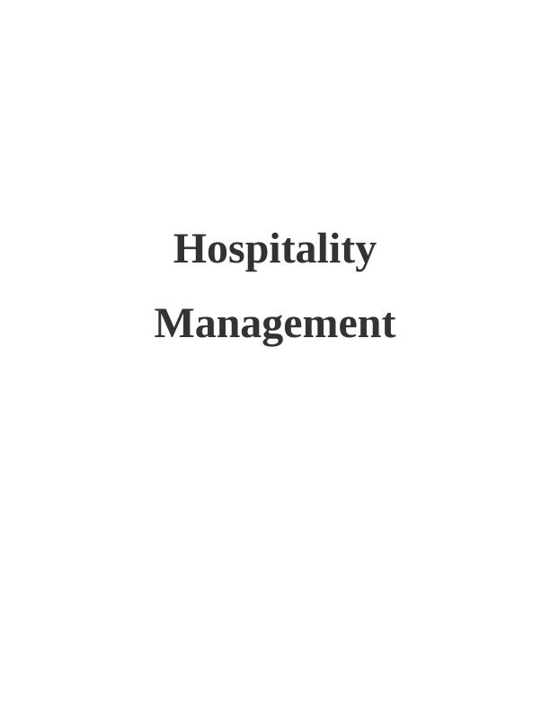 (PDF) Hospitality Management - Research_1