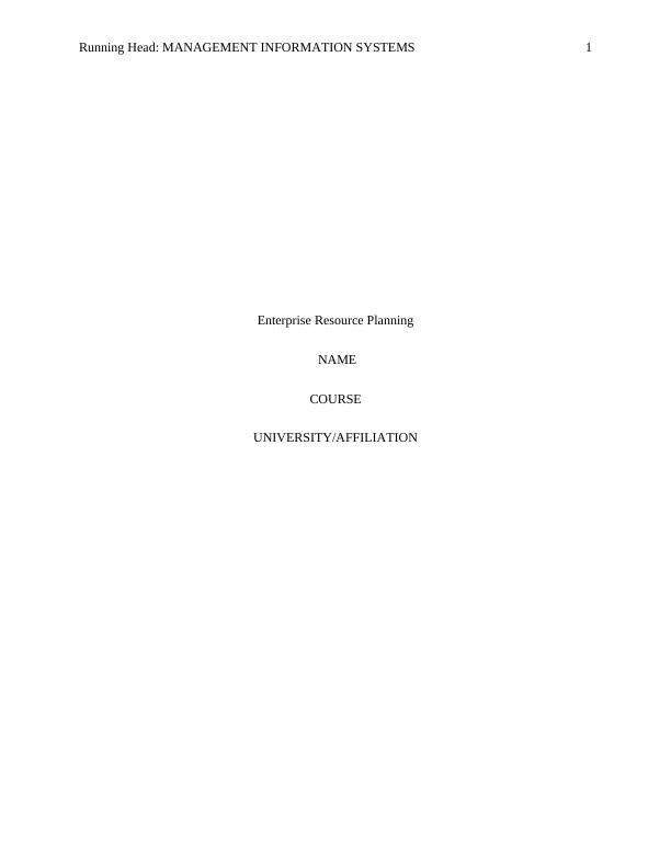 Management Information System -  Assignment PDF_1