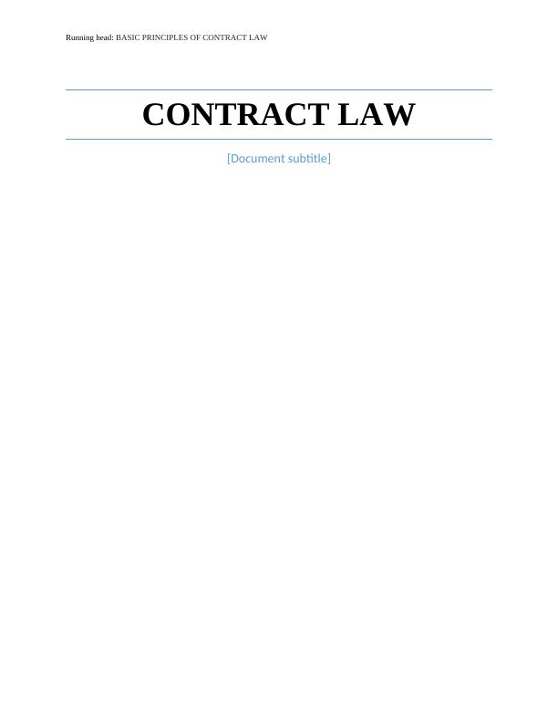Basic Principles of Contract Law_1