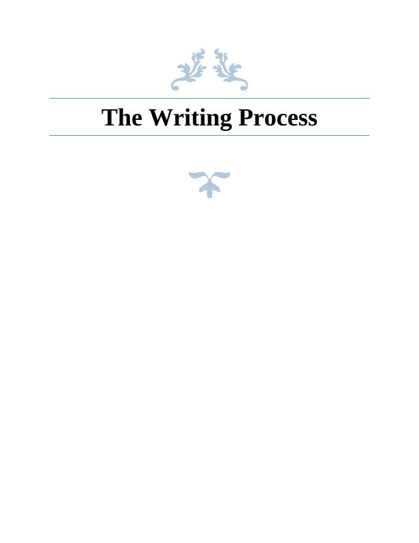 The Writing Process._1