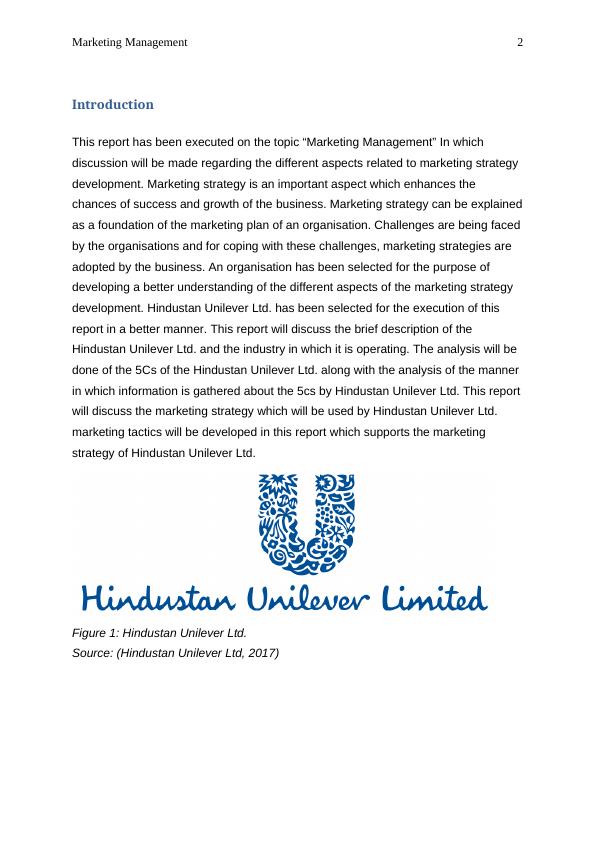 Marketing Strategy of Hindustan Unilever Ltd_3