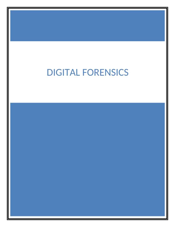 case study in digital forensics