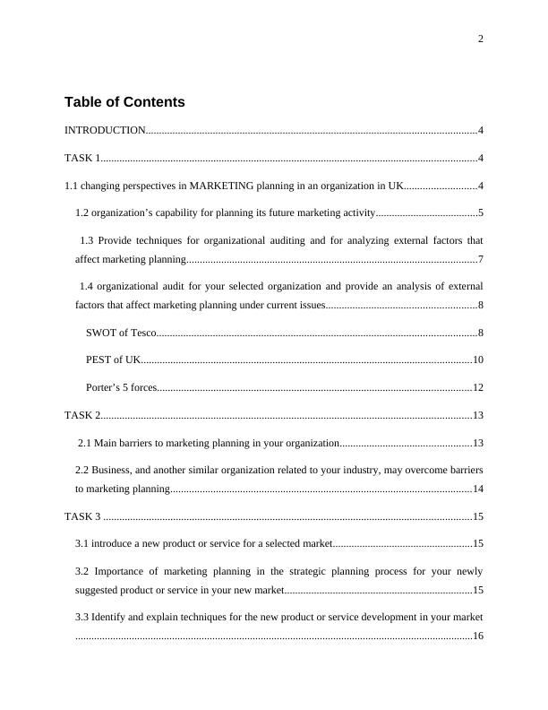 report on tesco plc marketing planning proposal audit net profit calculation in balance sheet